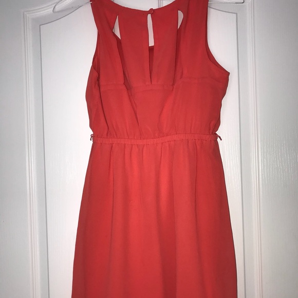 Peachy-orange dress - Picture 5 of 6